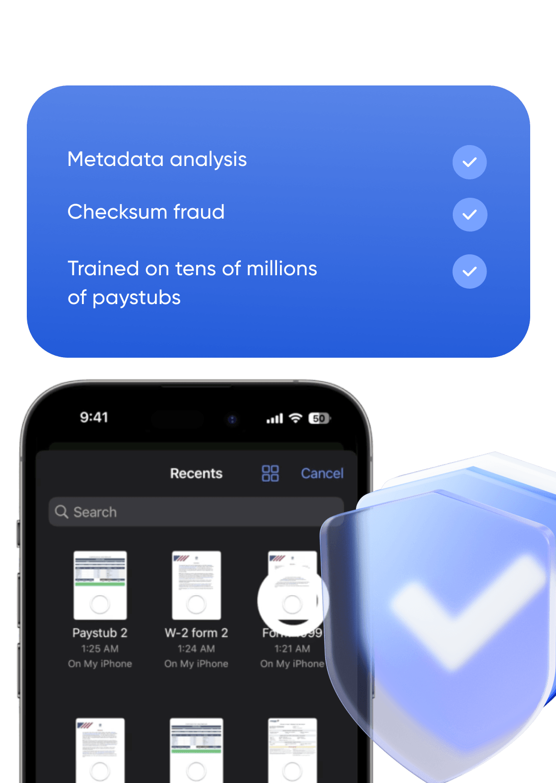 Detect fraud