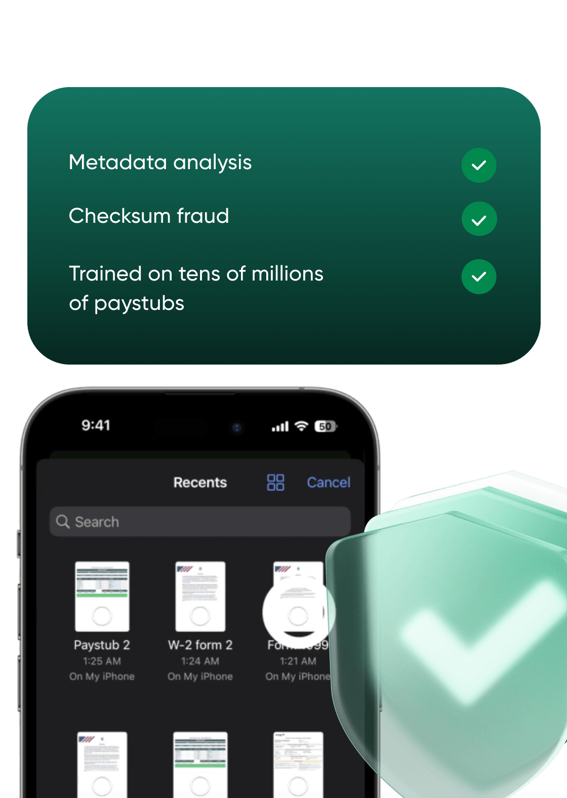 Detect fraud