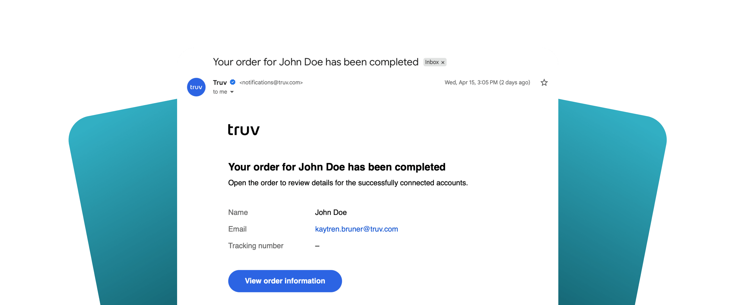 Real-time confirmation