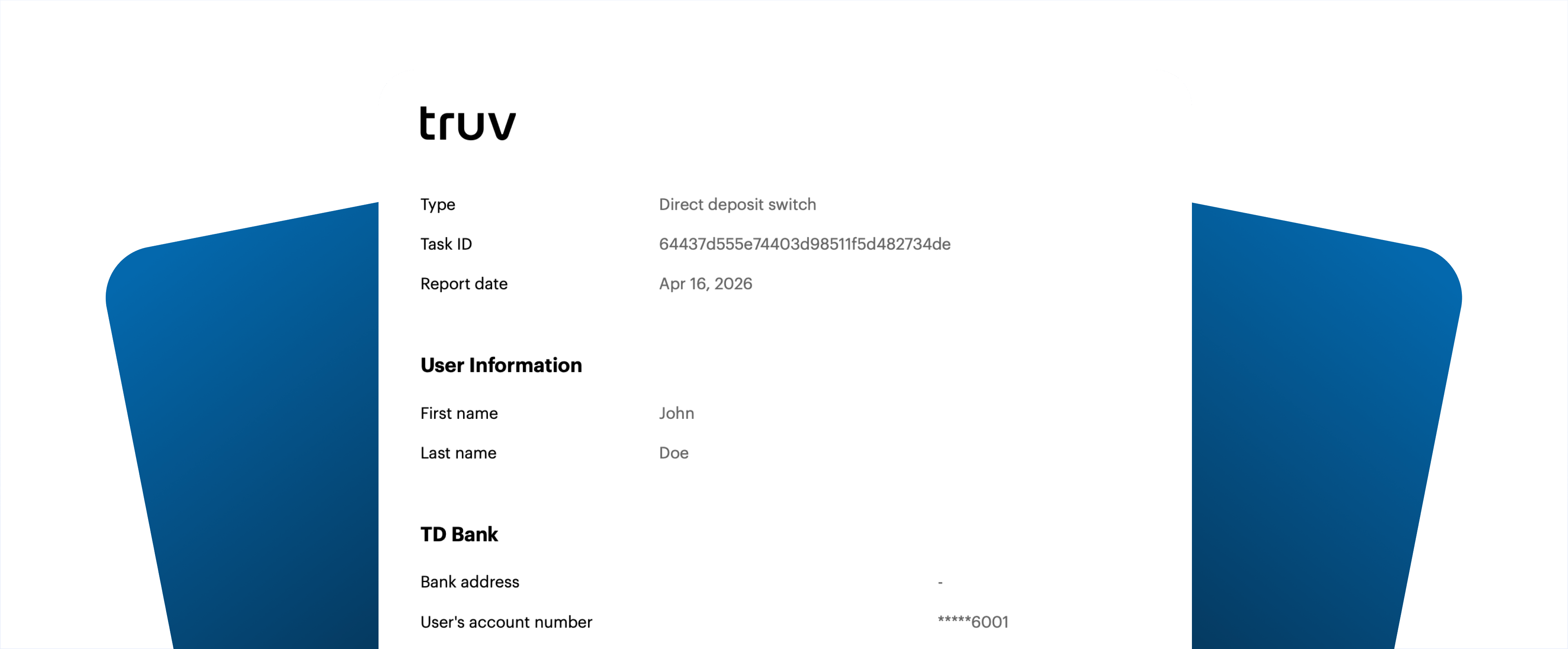 Real-time confirmation