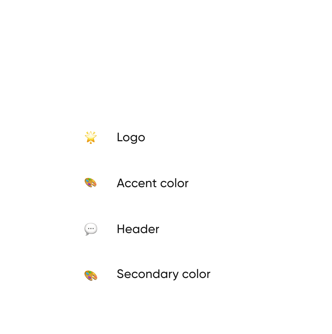 Customization preview