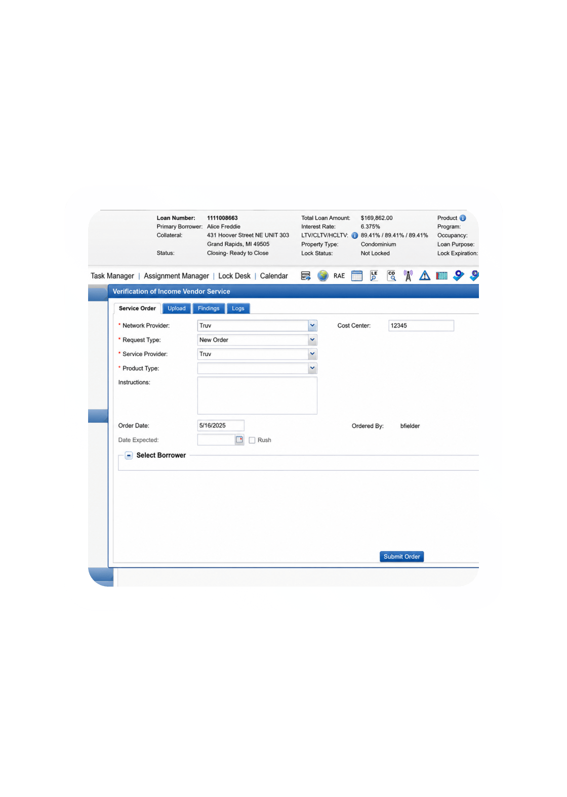 Automate verifications from the LOS
