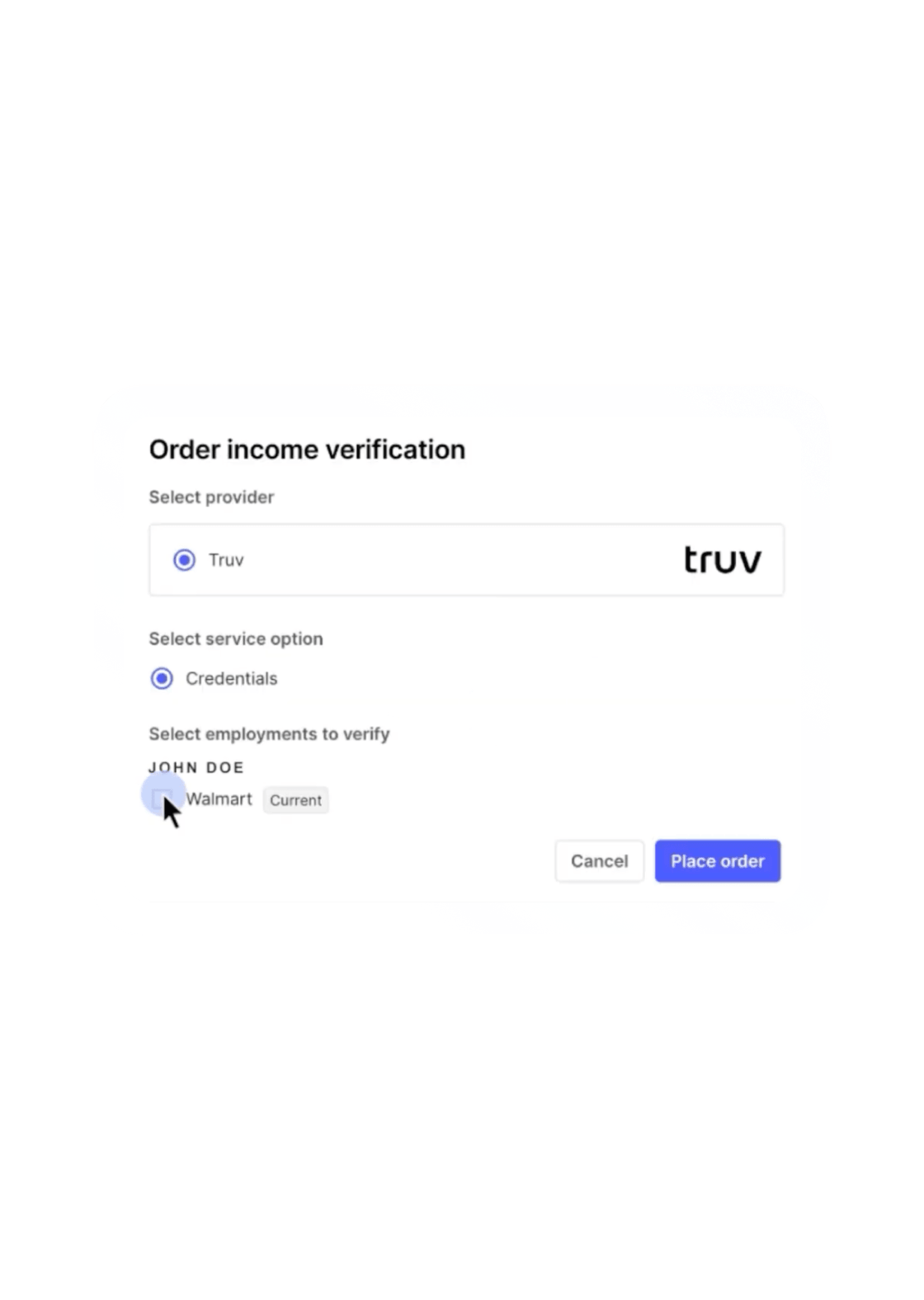 Automate verifications from the LOS