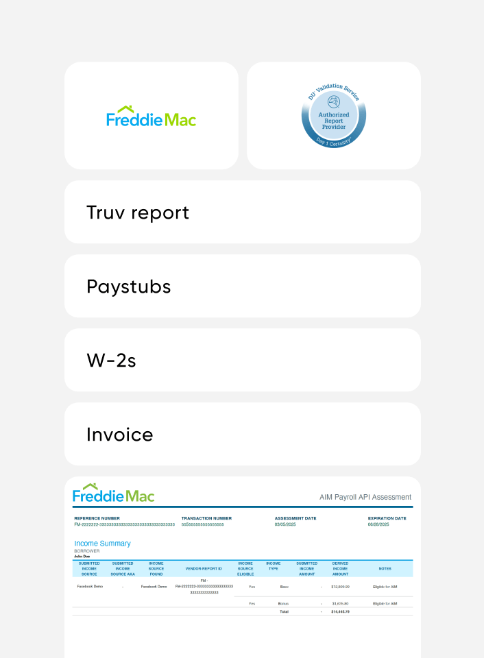 Encompass report — Digitized paystubs